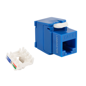 Модуль Keystone ToolLess, RJ45, неэкранированный, кат.6, без шторки, 180 градусов